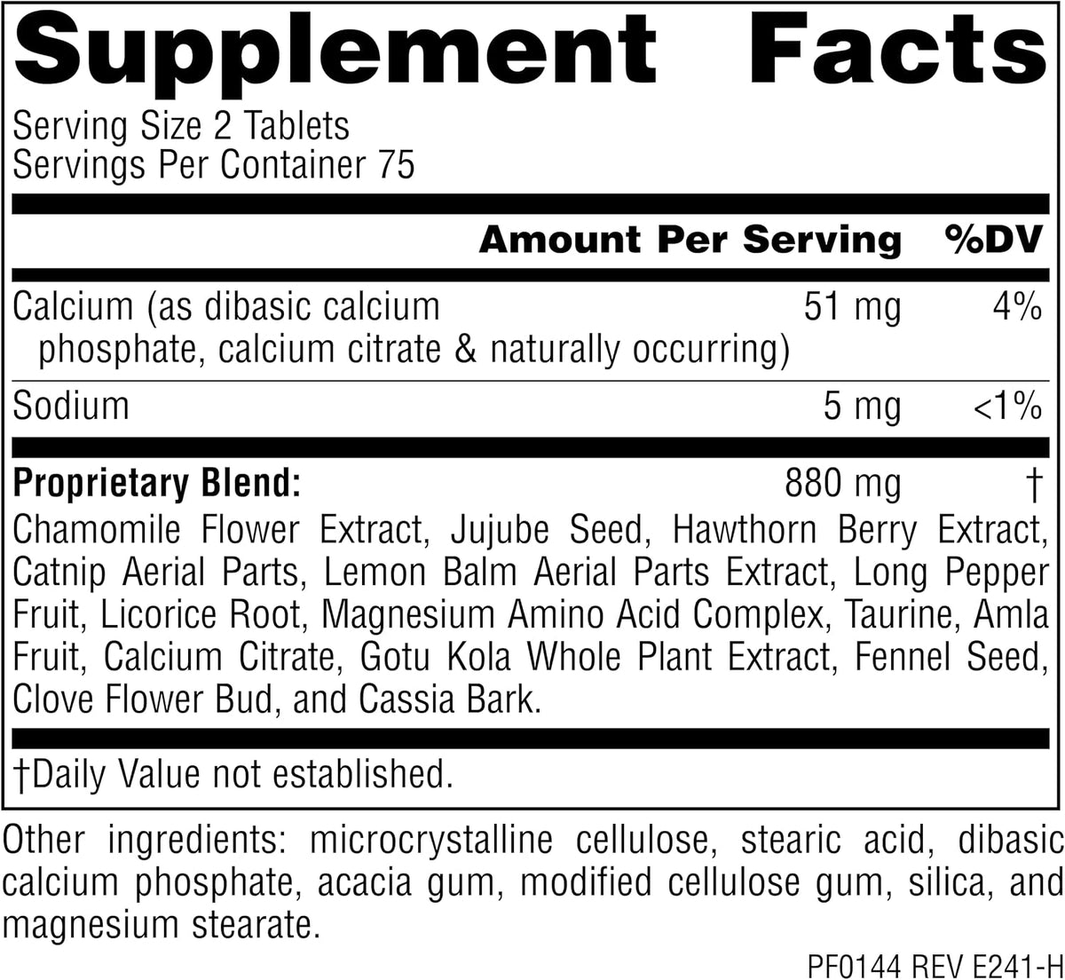 Planetary Herbals Calm Child, 440 mg - 150 Tablets - görsel 5