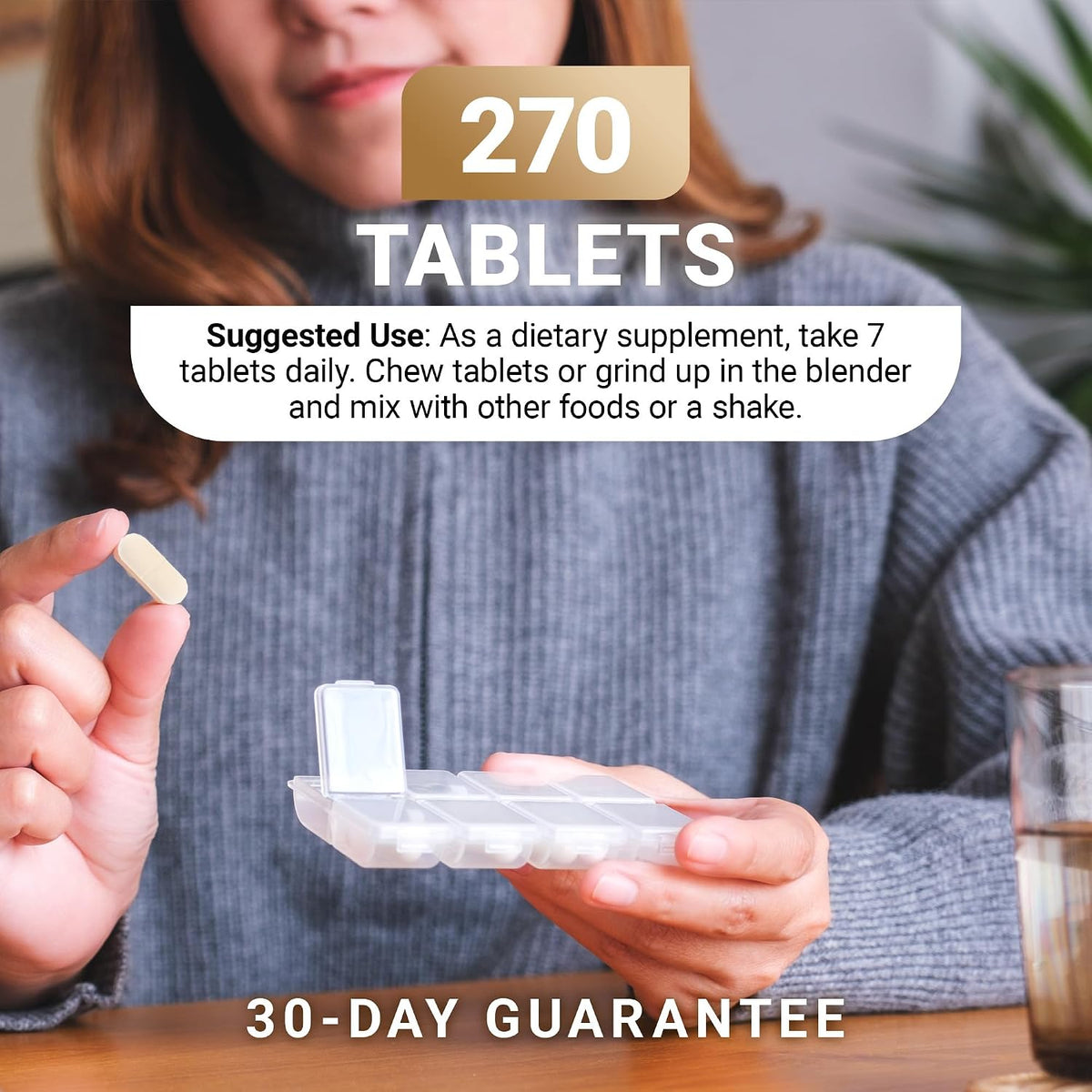 Dr. Berg Nutritionals Yeast Tablets – Natural B12 Added - All 8 B Vitamin Complex – Organic Vanilla Flavour - 270 Vegan Tablets - görsel 8