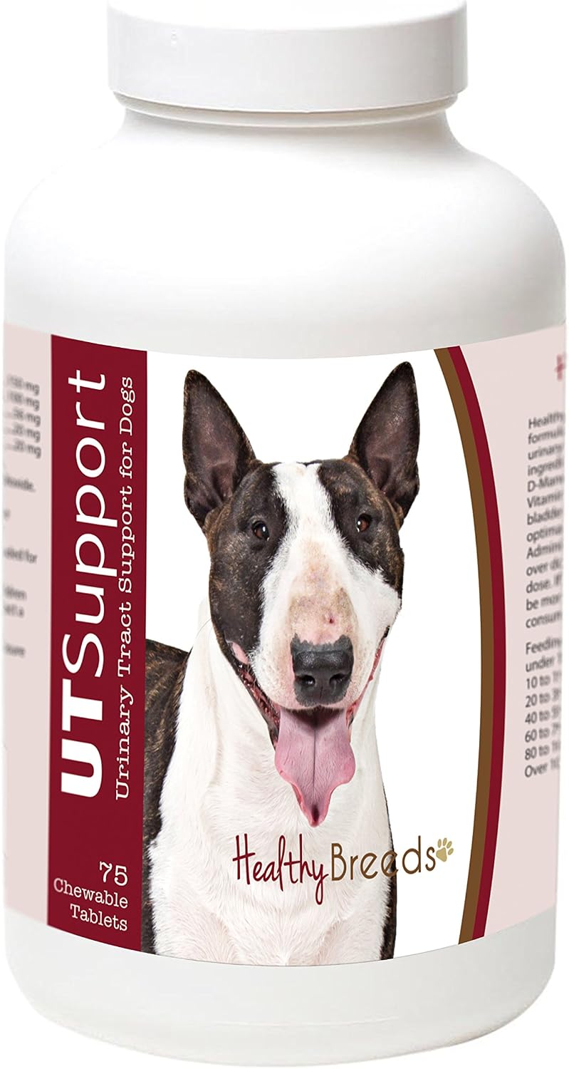 Healthy Breeds Miniature Bull Terrier Cranberry Chewables for Dogs, 75 Count - görsel 1