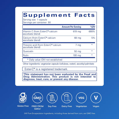 Pure Encapsulations Ester-C & Flavonoids