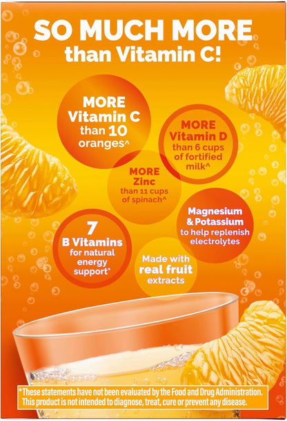 Emergen-C 1000mg Vitamin C Immune Support Powder – Tangerine, 30 Sachets