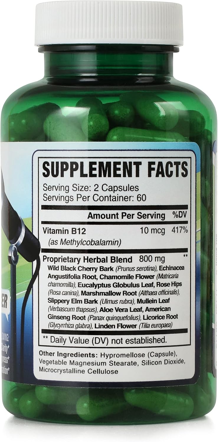 VitaVocal Throat & Voice Enhancer - Natural Herbal Food Supplement for Vocal Clarity and Throat Comfort - görsel 3