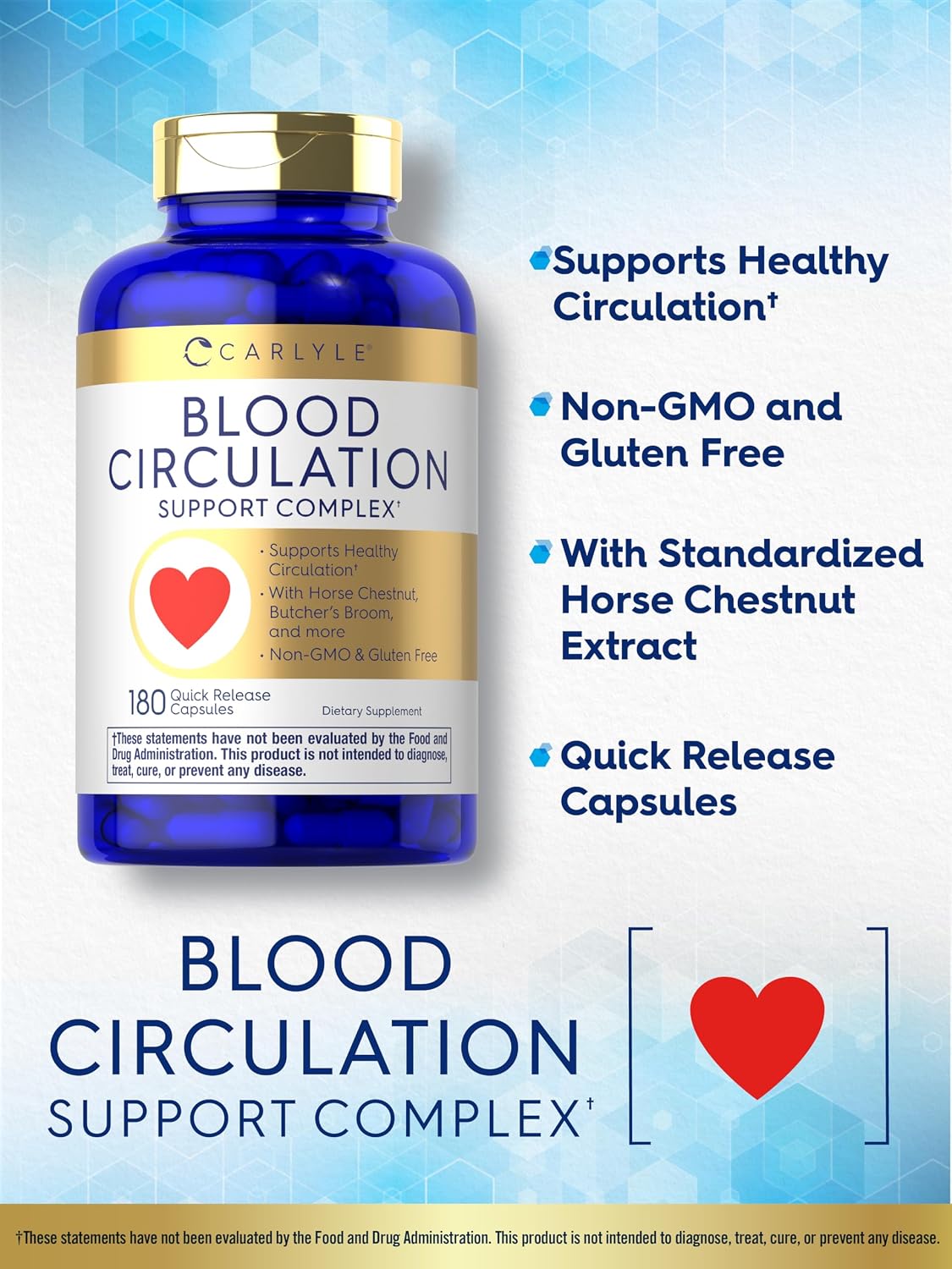 Carlyle Blood Circulation Supplement – 180 Capsules - görsel 4