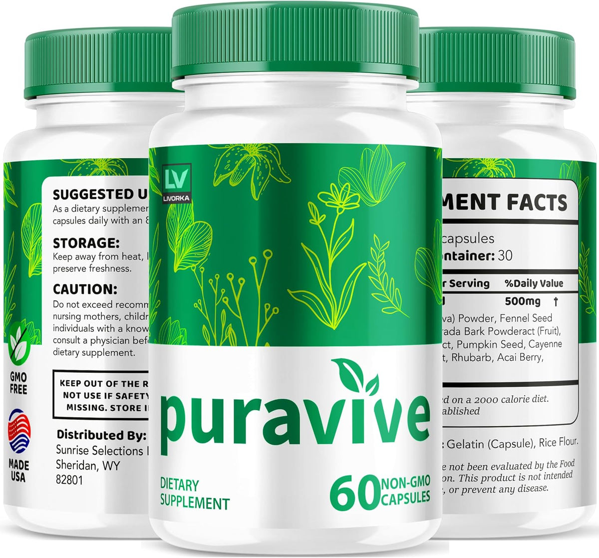 Puravive Weight Loss Capsules (5 Pack, 300 Capsules) - görsel 8