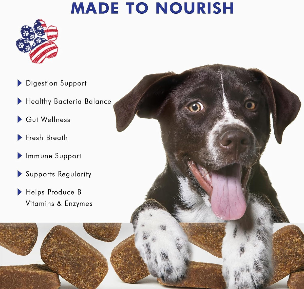 Pawfetto Advanced Probiotic Support for Dogs & Cats – Duck Flavour (90 Chews) - görsel 3