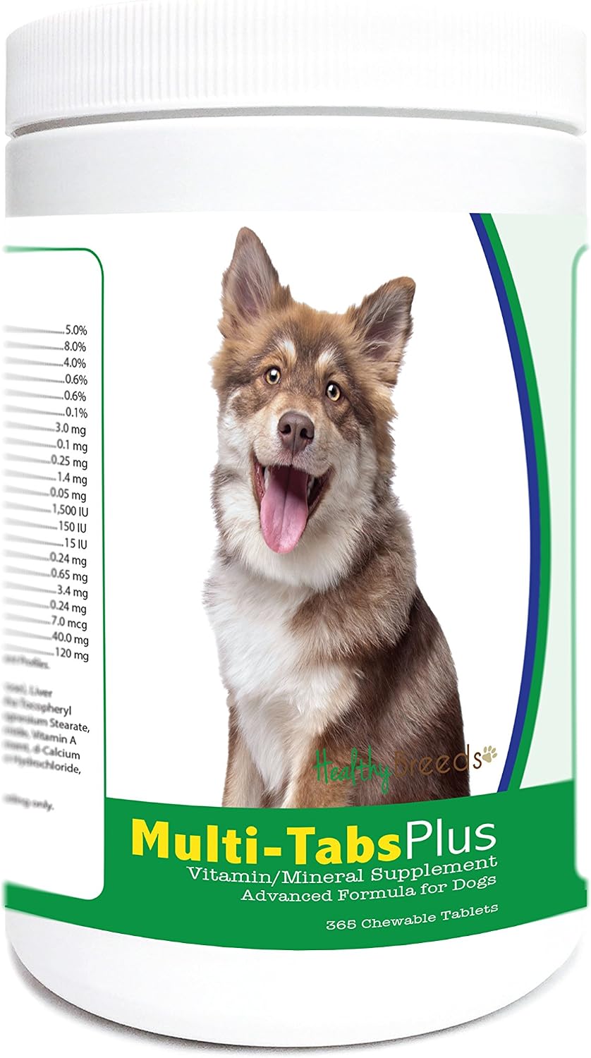Healthy Breeds Finnish Lapphund Multi-Tabs Plus Chewable Tablets 365 Count - görsel 1