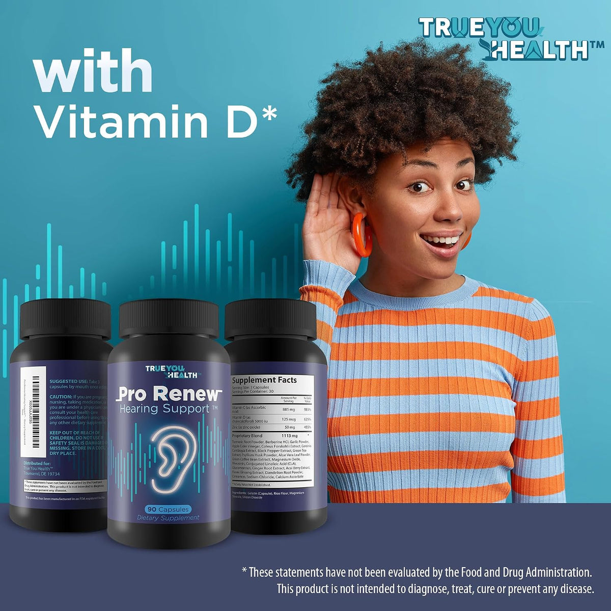 Pro Renew Hearing Support – Advanced Hearing Formula with Vitamin D and Antioxidants - görsel 6
