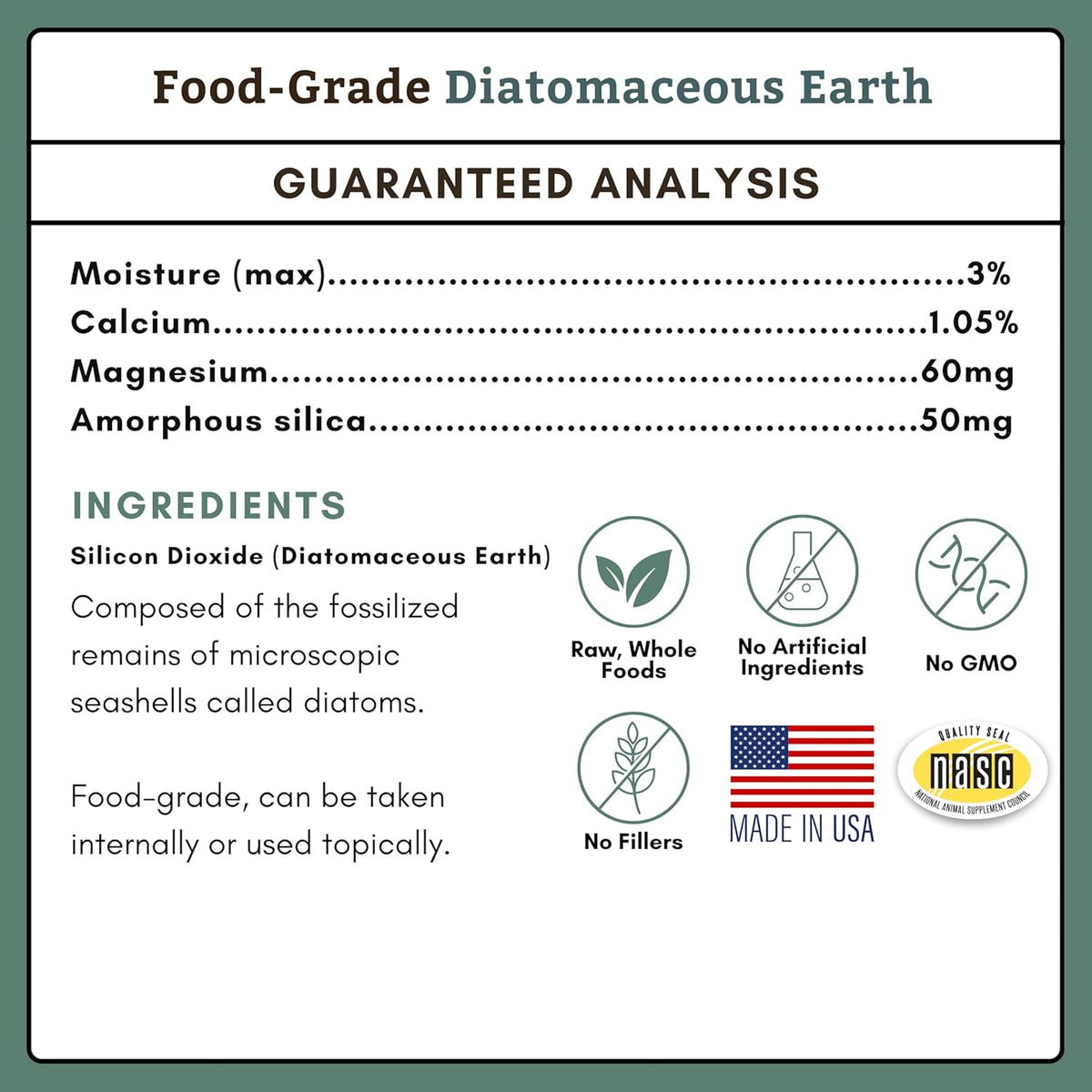 Wholistic Pet Organics Diatomaceous Earth - – Digestive Support: DE helps absorb toxins in the gut and promotes – Image 6