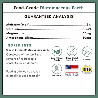 Wholistic Pet Organics Diatomaceous Earth - Food Grade for Dogs & Cats, 368 g