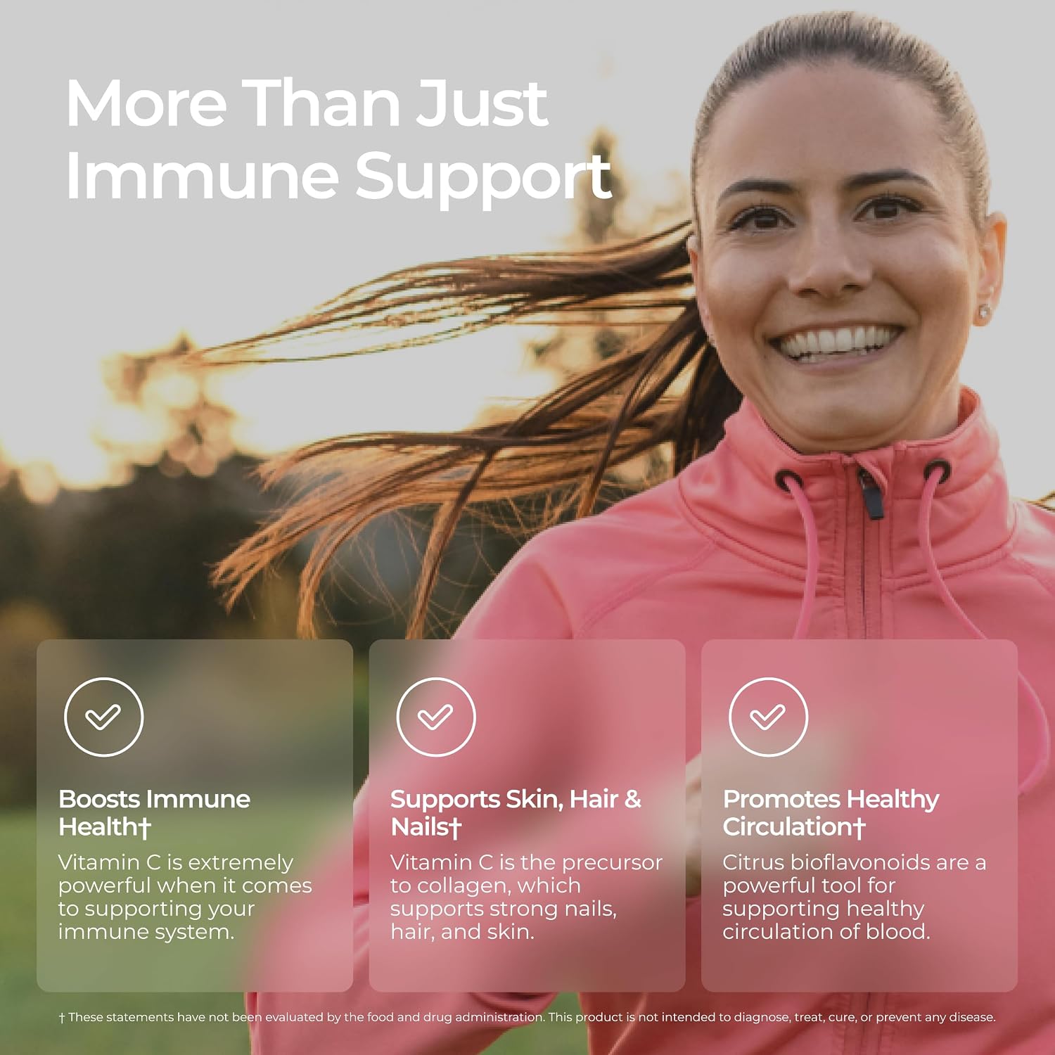 Livingood Daily Vitamin C Supplement - 3-in-1 Whole Food-Based with Acerola & Amla Fruit Extracts and Citrus Bioflavonoids - 60 Capsules - görsel 4