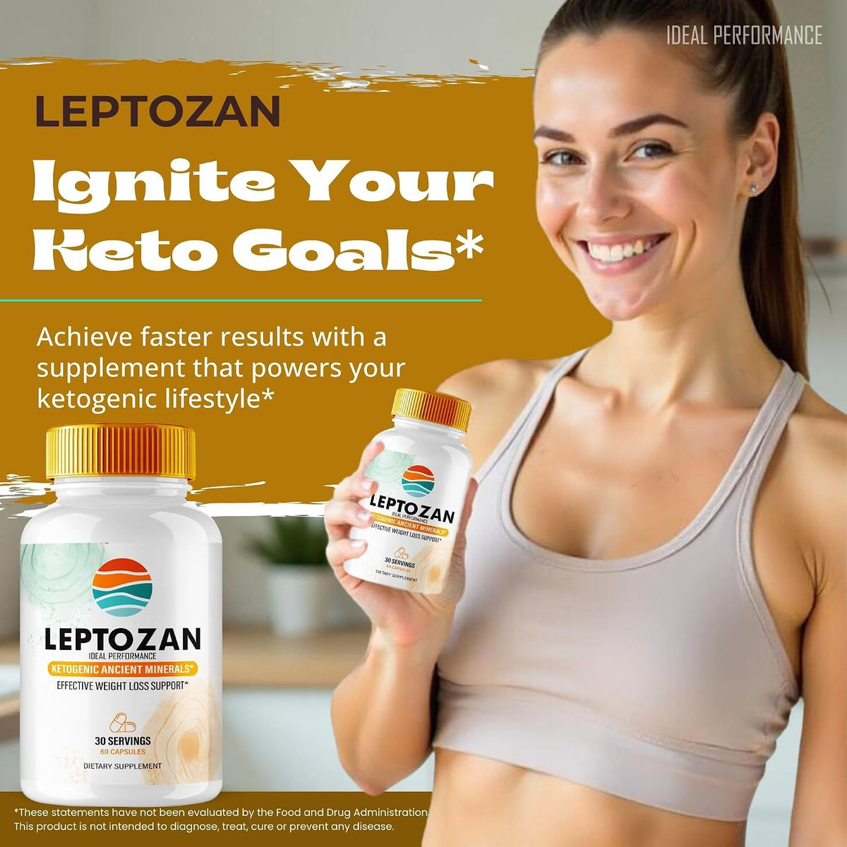 IDEAL PERFORMANCE Leptozan Capsules – Official Supplement, Premium All-Natural Formula for Overall Health (60 Capsules) - görsel 4