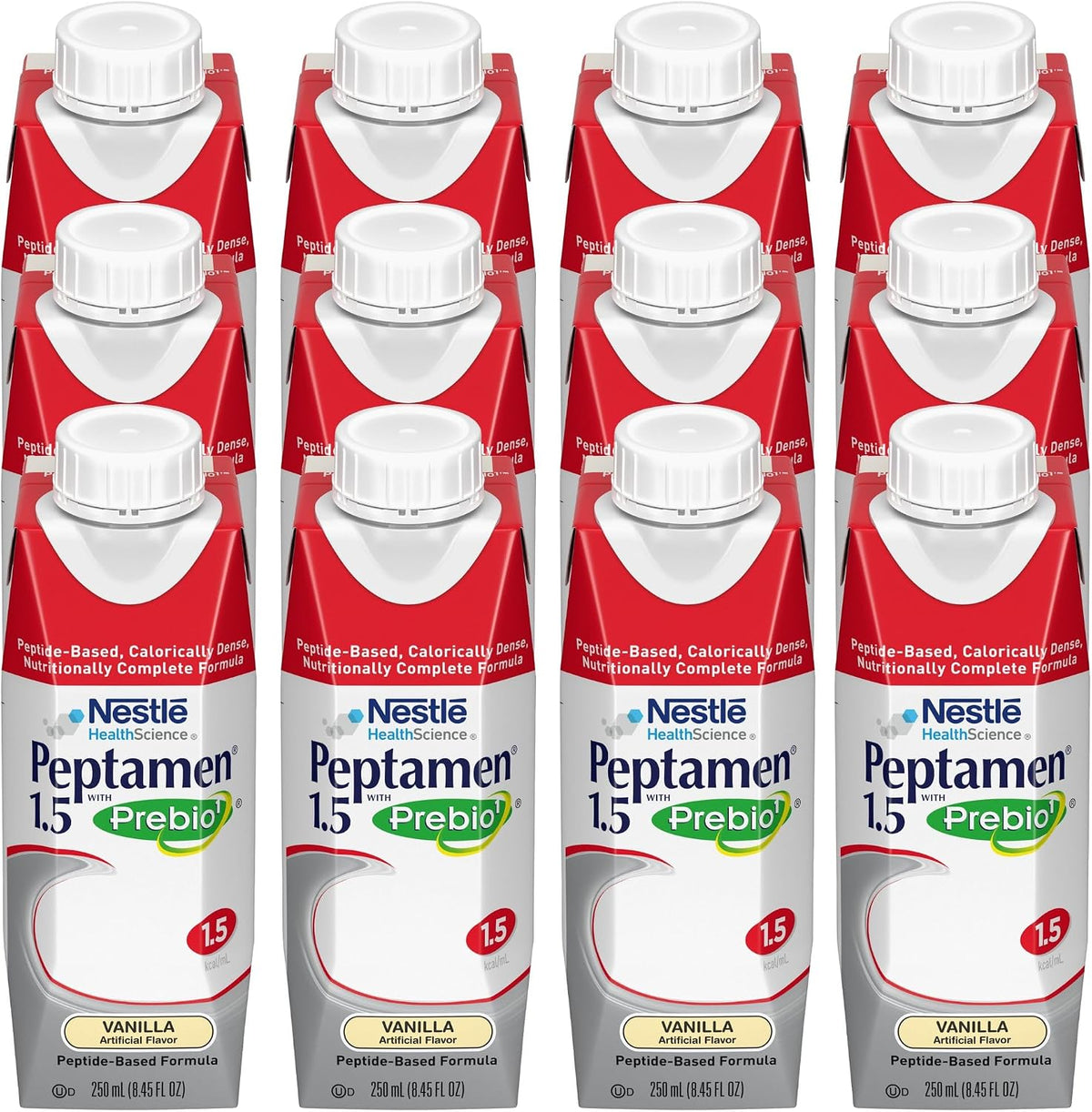 Nestlé Peptamen Oral Nutritional Supplement, Vanilla, 250 ml, 24 Pack - görsel 5