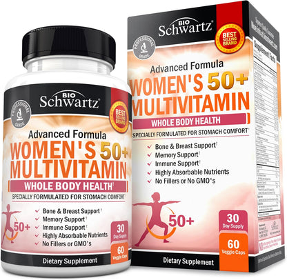 BioSchwartz Once Daily Multivitamin for Men 50 and Over - 60 Tablets