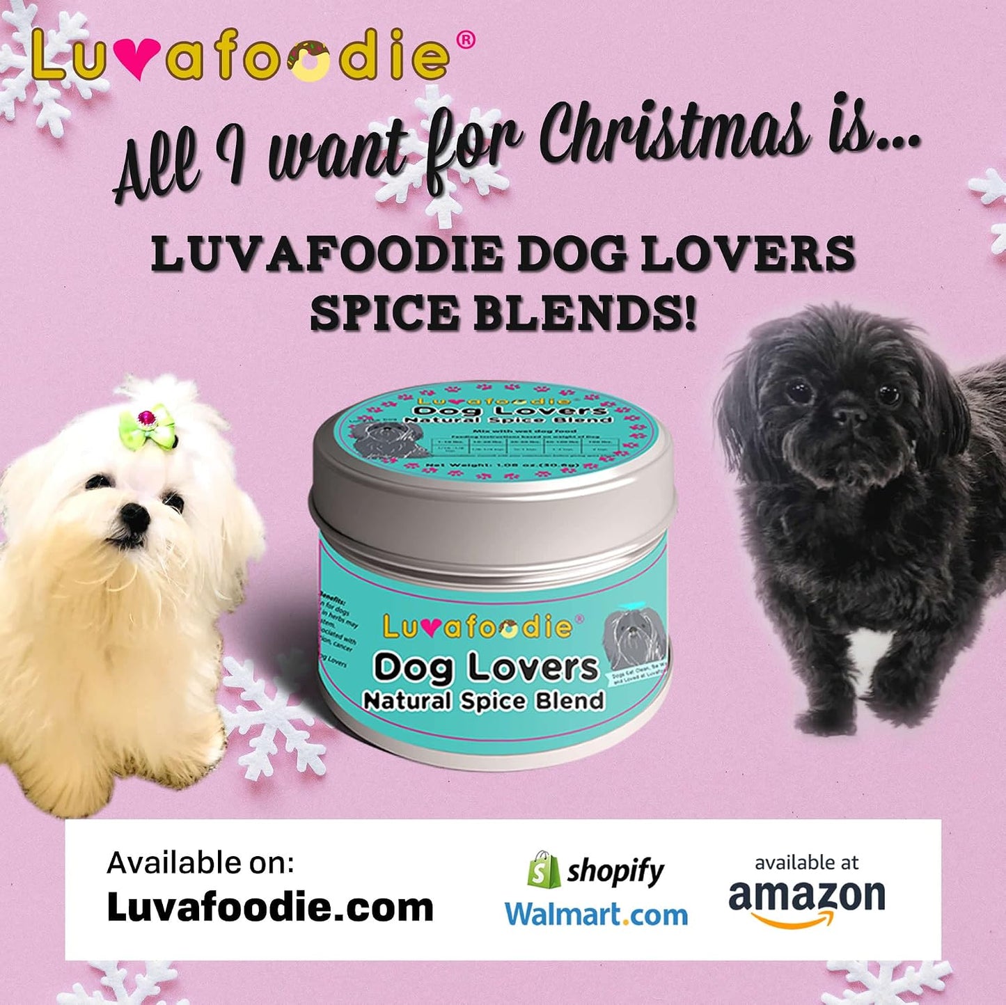 Luvafoodie Dog Lovers Two Pack Spice Tin - görsel 6
