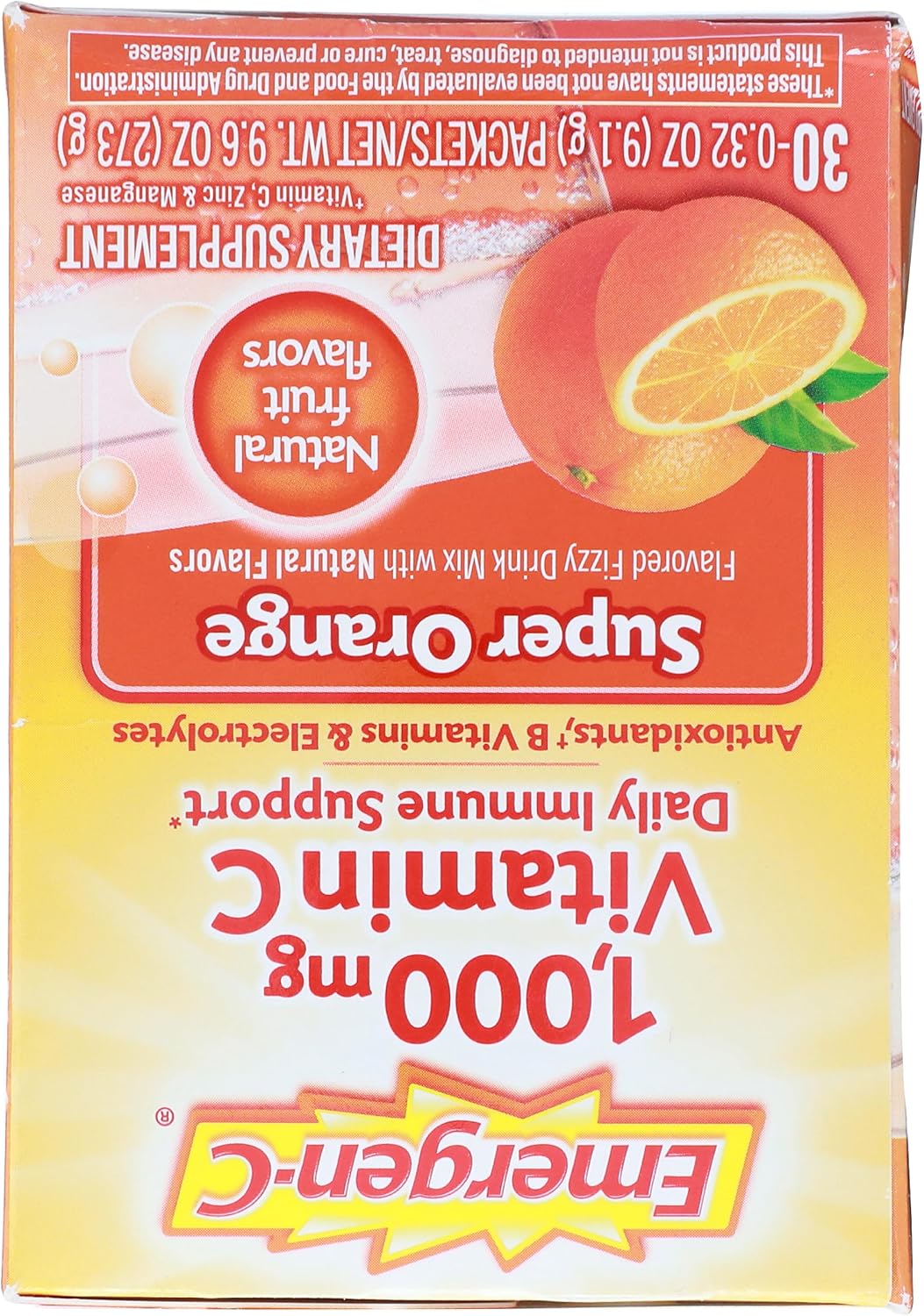 Emergen-C Super Orange, 30 pack - görsel 5
