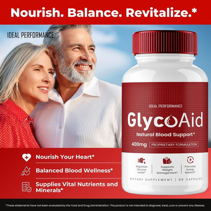 Glyco Aid Capsules Advanced Blood Support Formula (2 Pack)