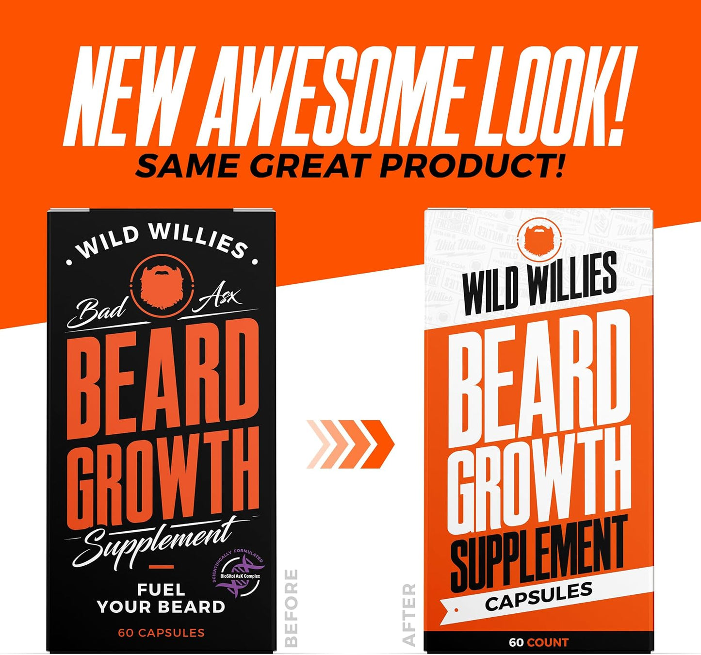 Wild Willies Beard Growth Kit - Capsules and Boosting Serum - görsel 7