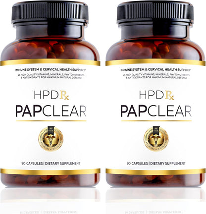 PAPCLEAR Physician Formulated Immune Support Supplement – 90 Capsules (Pack of 3)