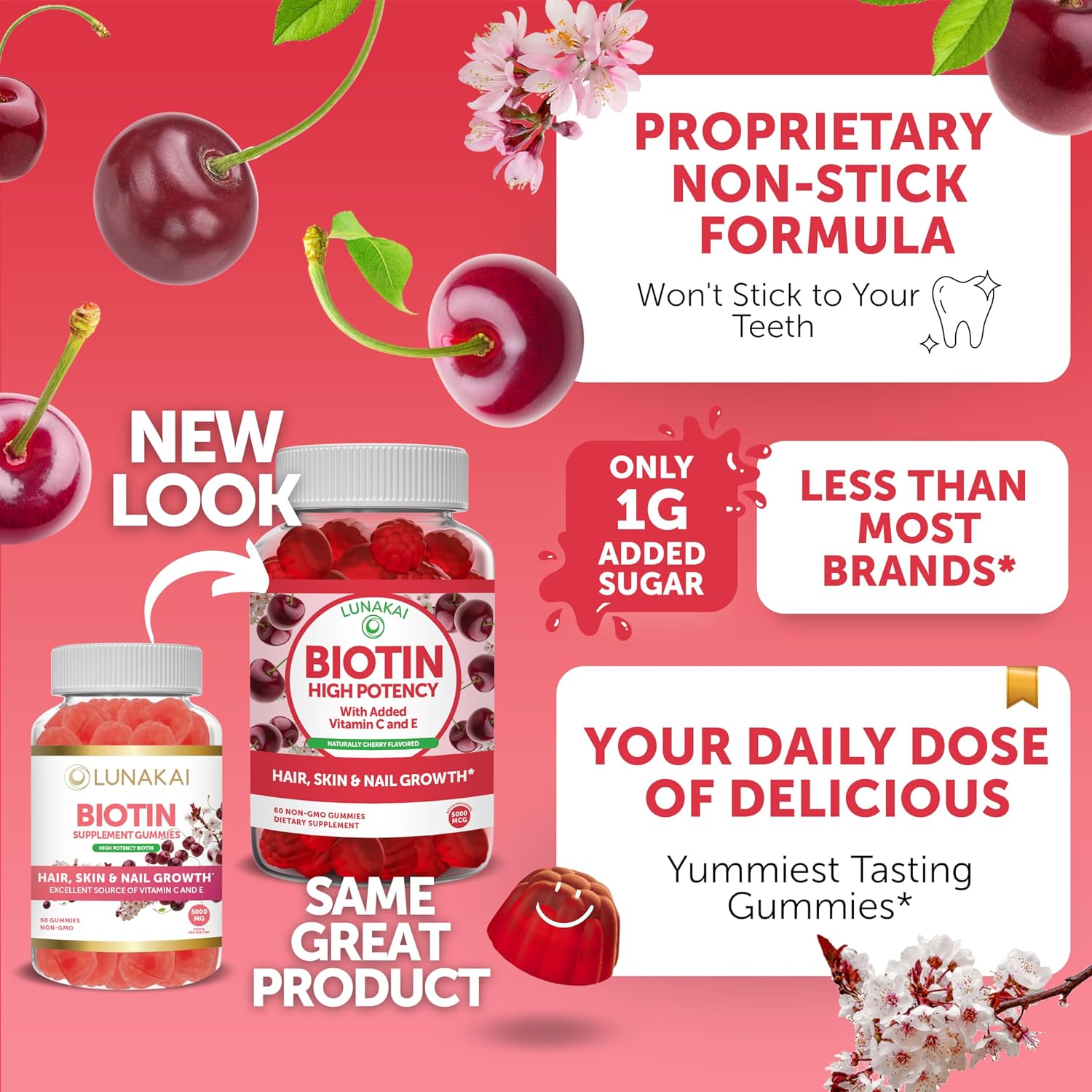 Lunakai 17-in-1 Prenatal Vitamins and Biotin Gummies Bundle - görsel 4