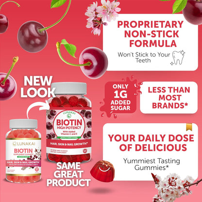 Lunakai 17-in-1 Prenatal Vitamins and Biotin Gummies Bundle
