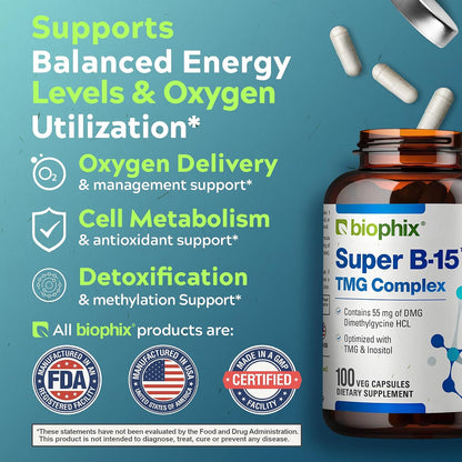 biophix Super B-15 100 Veggie Capsules