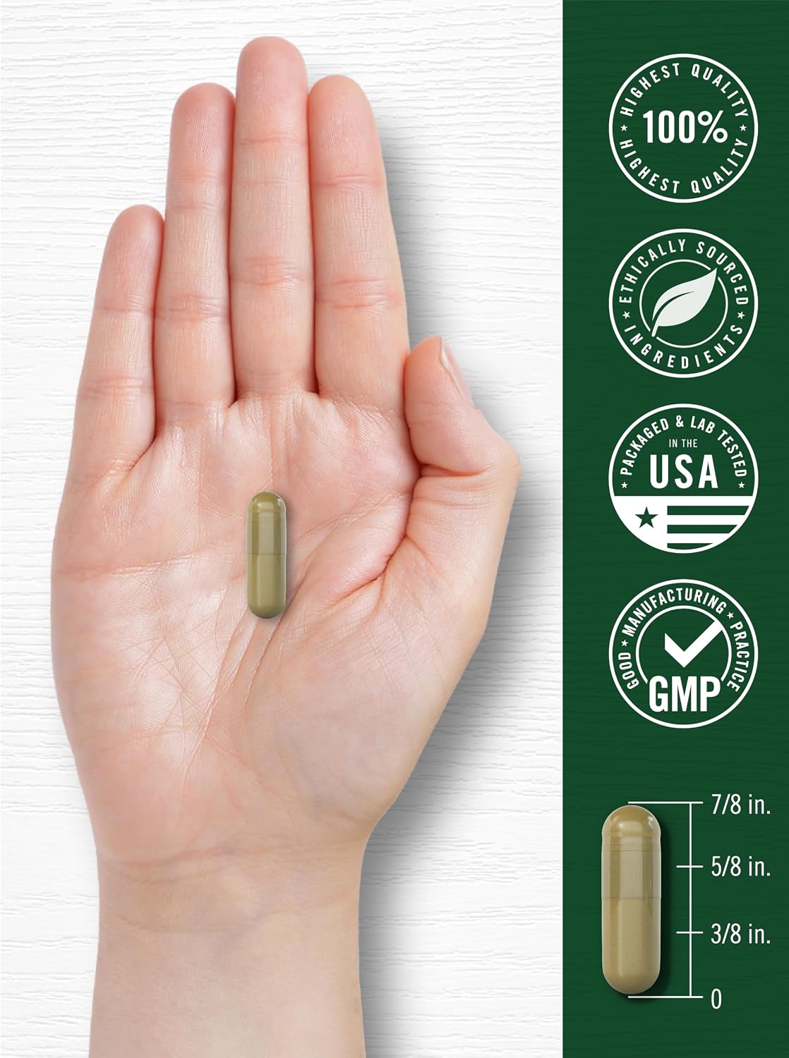 Carlyle Super Greens Capsules - 30 Fruits & Vegetables Blend (250 Count) - görsel 7