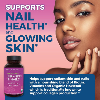 Viva Naturals Biotin 5000 mcg – Organic – Energy metabolism: Biotin contributes to normal energy metabolism, – Image 4