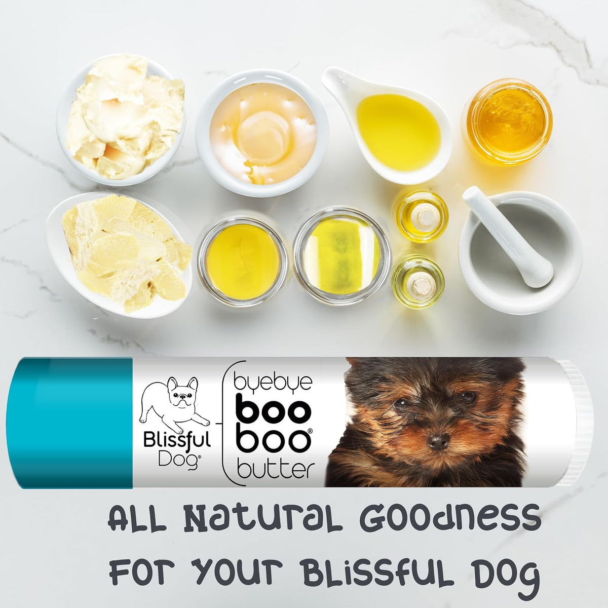 The Blissful Dog Booboo Butter - Yorkshire – Olive oil – Packed with antioxidants to support skin health – Image 2