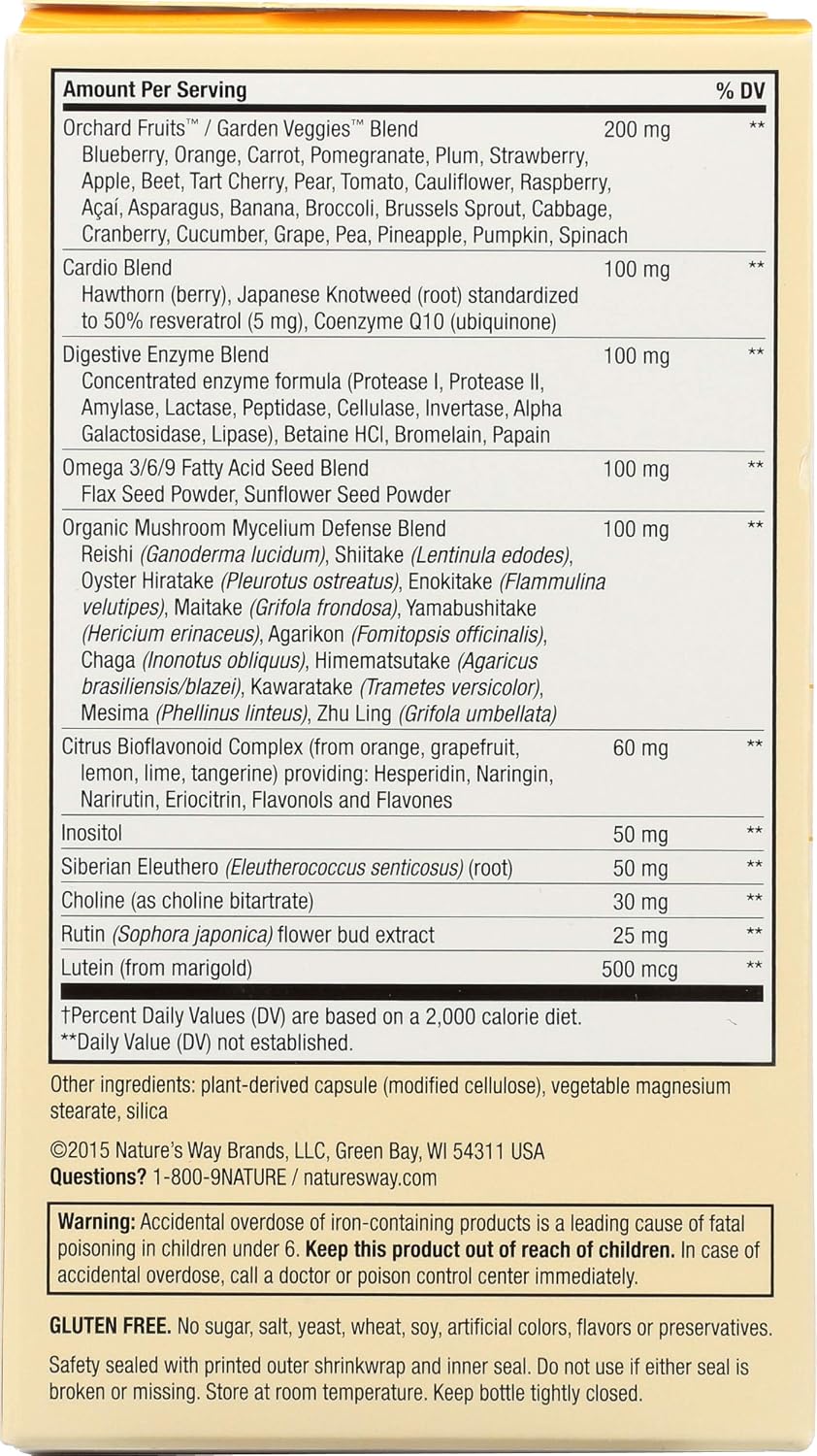 Nature's Way Alive! Max 6 Daily Multi-Vitamin - 90 Veg Capsules - görsel 2