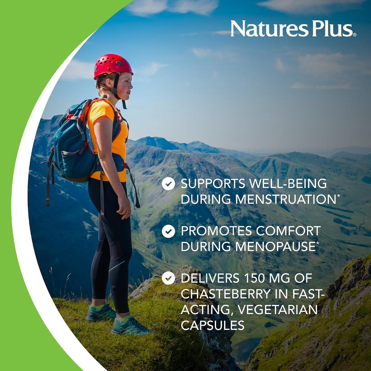 NaturesPlus Herbal Actives Chasteberry - 60 Capsules - görsel 4