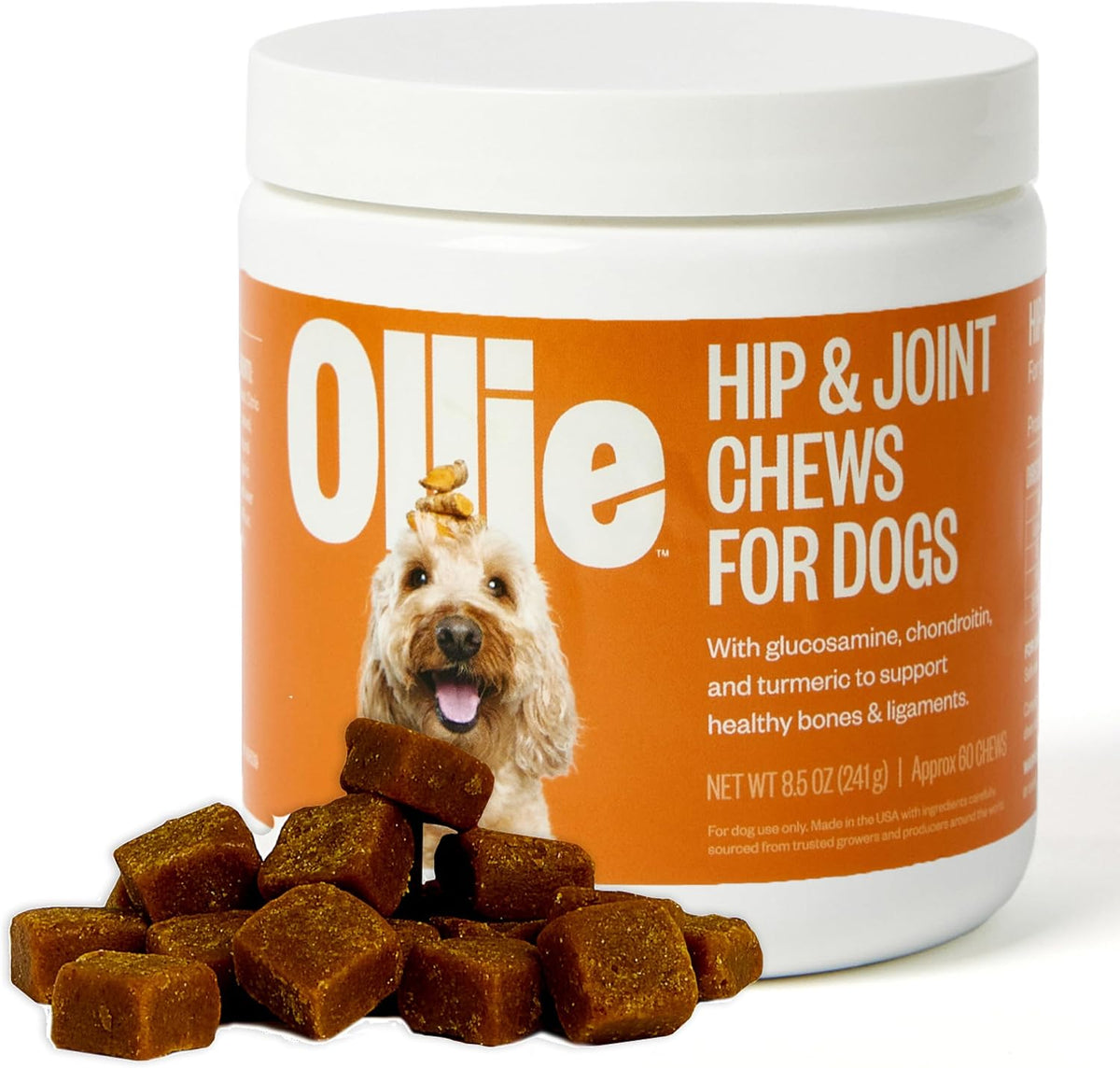 Ollie Belly Rubs Probiotic Dog Chews for Digestive Health, 60 Chews - görsel 7