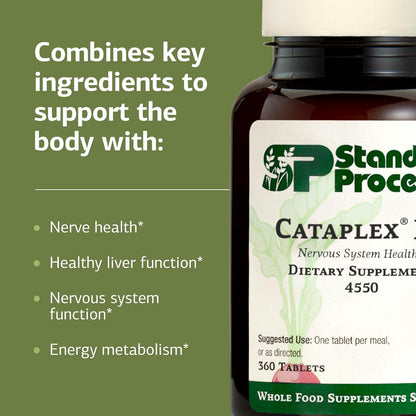 Standard Process Cataplex B2 - Nervous System Support Supplement - 360 Tablets
