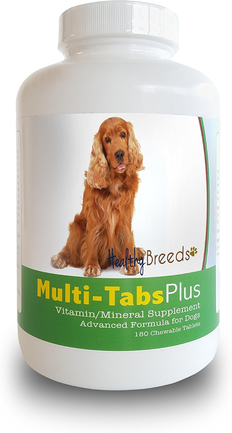 Healthy Breeds Cocker Spaniel Multi-Tabs Plus Chewable Tablets 180 Tablets - görsel 1