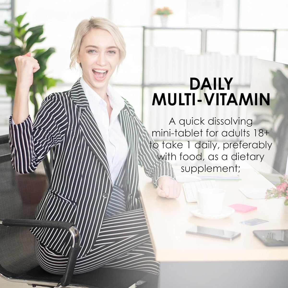 MASON NATURAL Mini Multivitamin with Iron & 12 Key Nutrients – 365-Day Supply - görsel 3