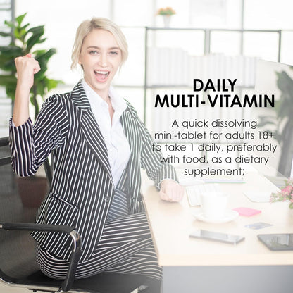 MASON NATURAL Mini Multivitamin with Iron & 12 Key Nutrients – 365-Day Supply