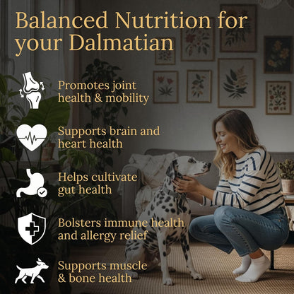 Prestige Breed Dalmatian Multivitamins, 90 Chews, Made in the USA with Real Bacon