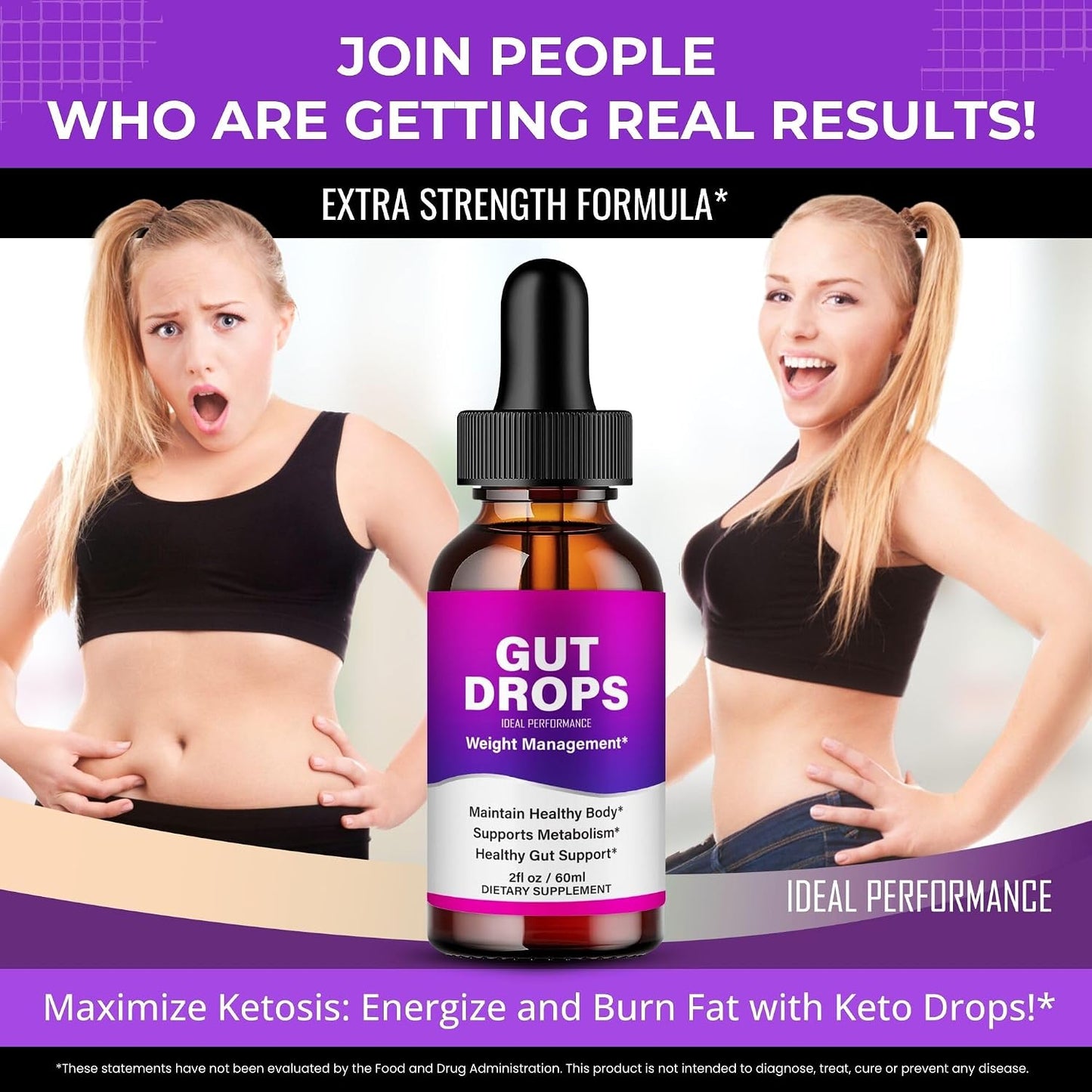 Gut Drops, Official GutDrops Supplement Liquid Droppers – Maximum Strength, All Natural Liquid Formula - görsel 7