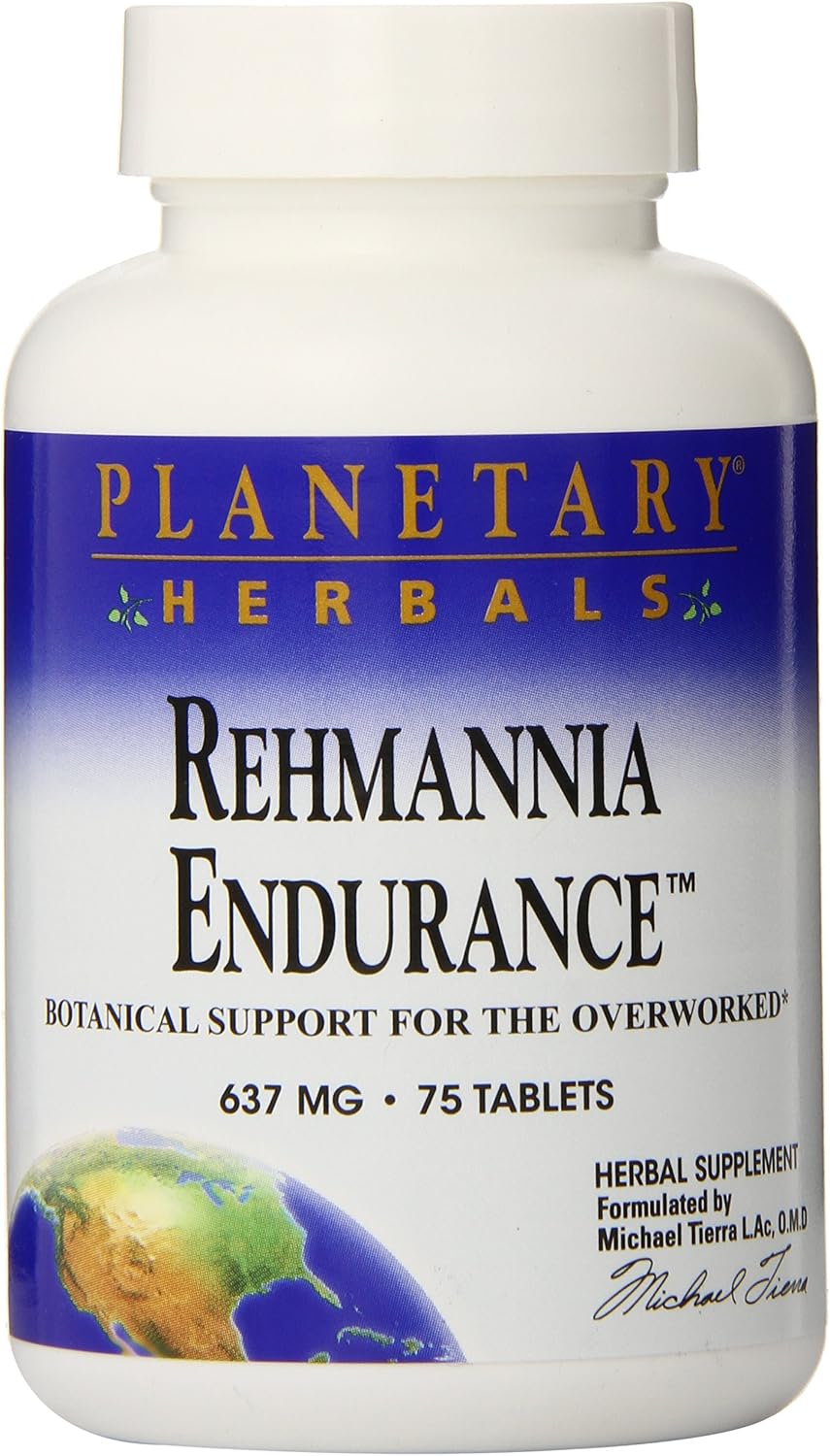 Planetary Herbals Rehmannia Endurance Tablets, 75 Tablets - görsel 4
