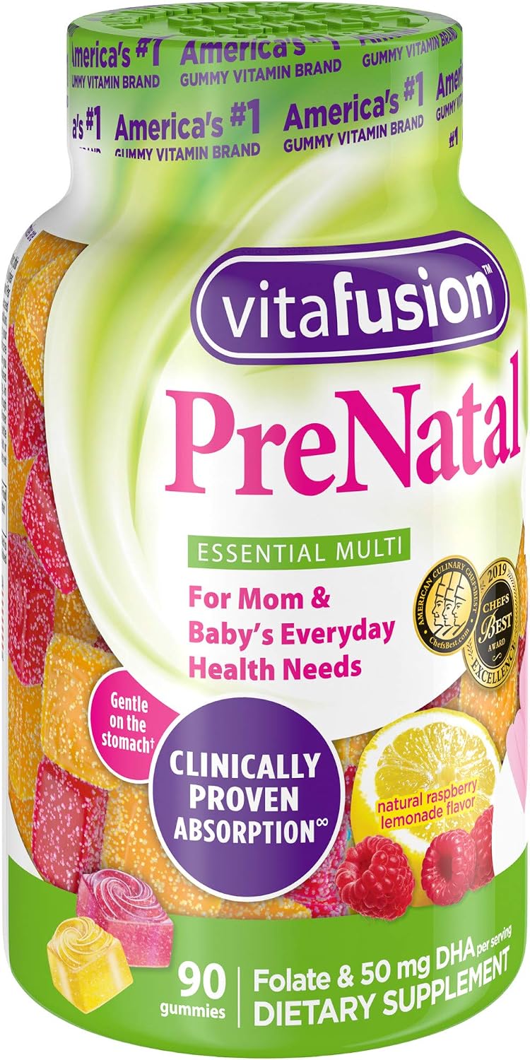 Vitafusion Prenatal Gummy Vitamins, 90 Count - görsel 7