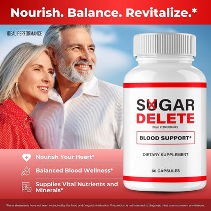 IDEAL PERFORMANCE Sugar Delete Capsules – Blood Sugar Support Supplement (3-Pack)