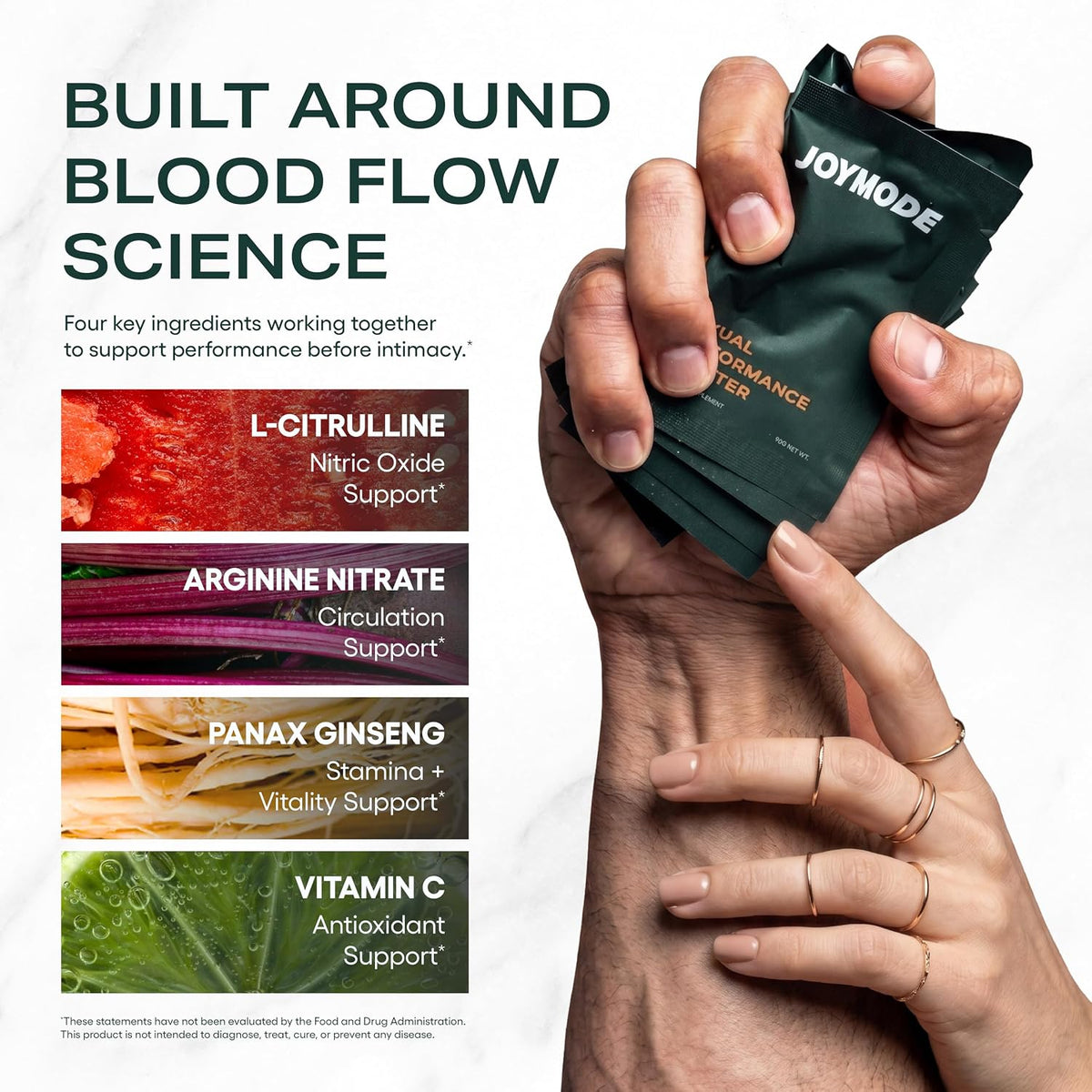 JOYMODE Male Vitality Booster for Men – Fast-Acting Support for Libido & Stamina with L-Arginine, L-Citrulline & Ginseng – Premium On-Demand Supplement Powder - görsel 7
