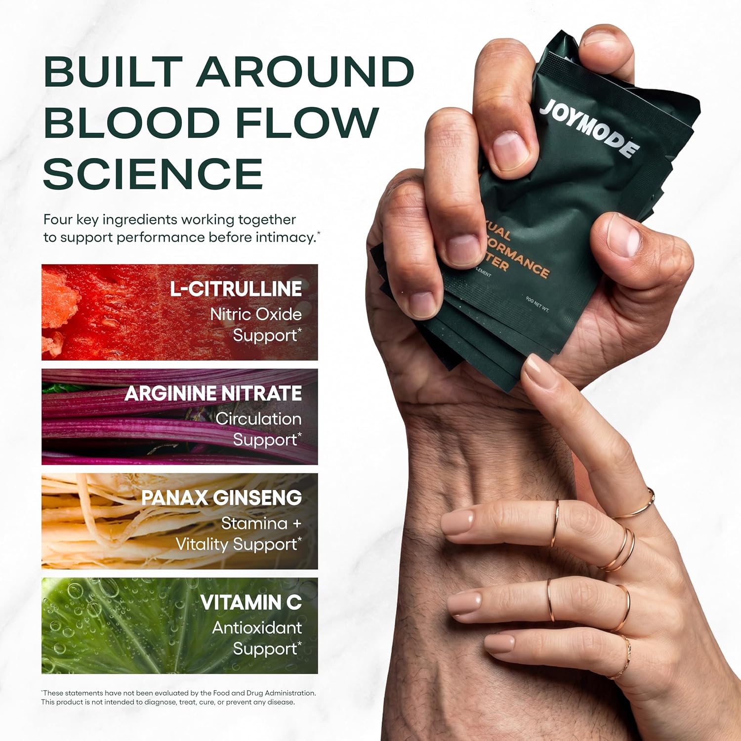 JOYMODE Male Vitality Booster for Men – Fast-Acting Support for Libido & Stamina with L-Arginine, L-Citrulline & Ginseng – Premium On-Demand Supplement Powder - görsel 7
