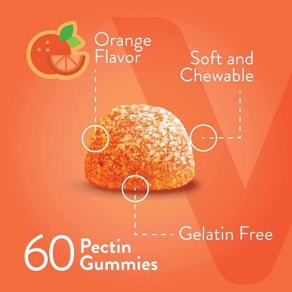 Viteey Vitamin C Gummies for Adults & Teens with Zinc and Echinacea – 60 Count