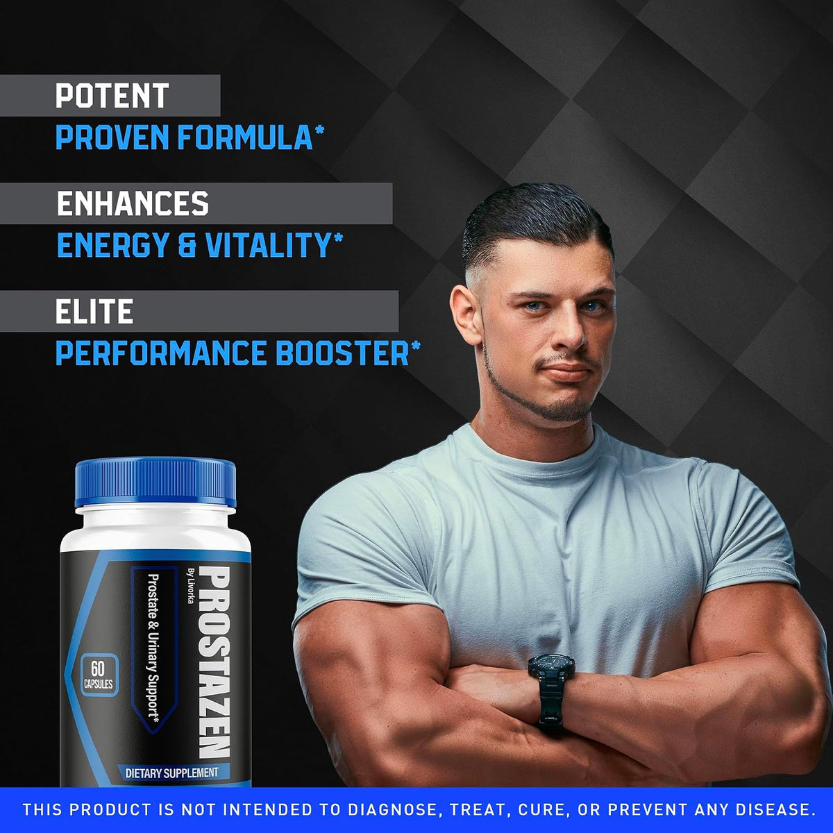 Prostazen Capsules - Advanced Men's Support Formula (2 Pack, 120 Capsules) - görsel 3