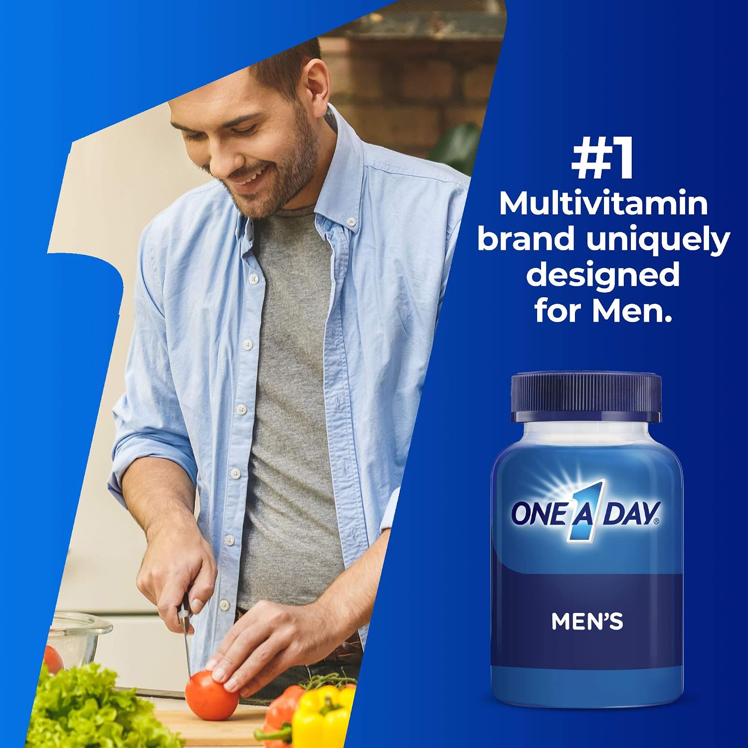 One-A-Day Men's Pro Edge Complete Multivitamin 50 Tablets (Value Pack of 4) - görsel 7
