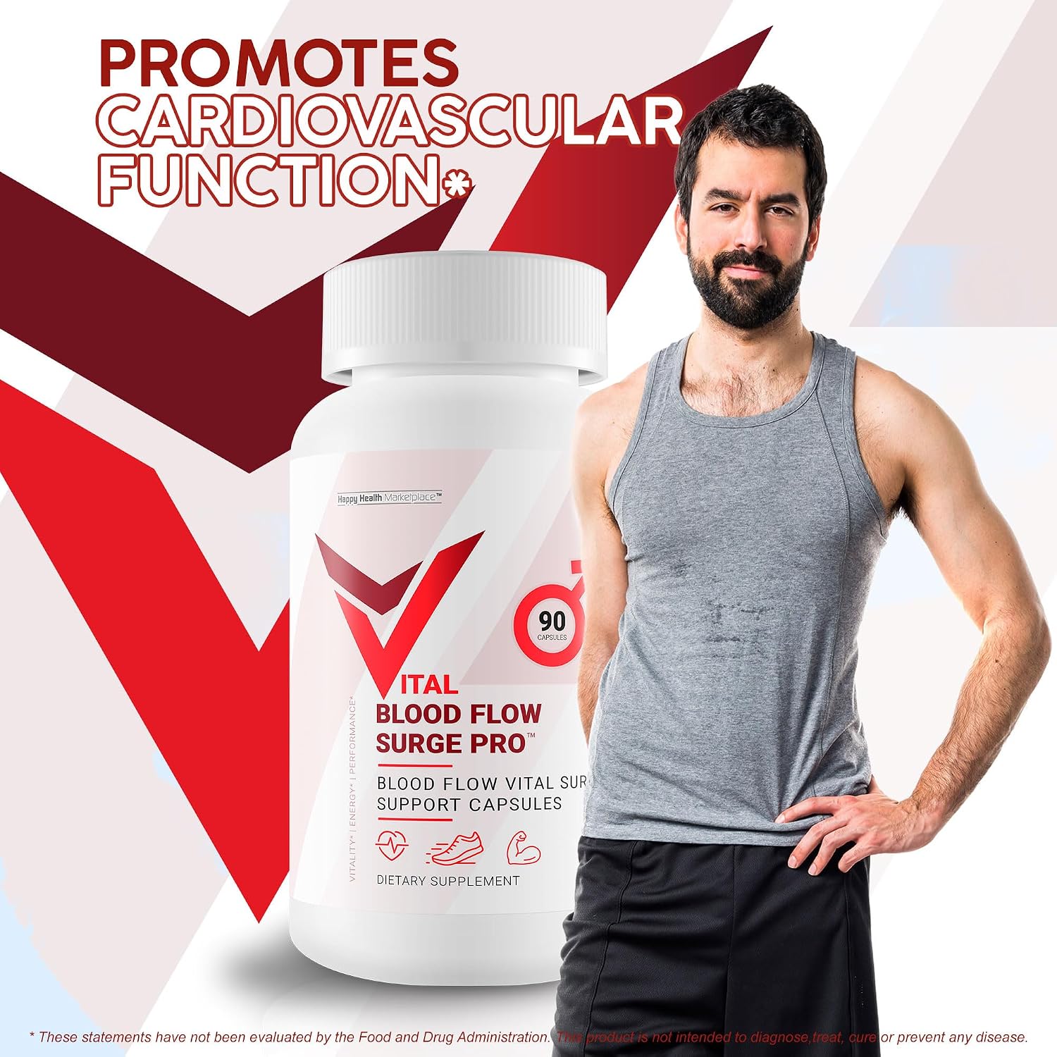 Vital Blood Flow Surge Pro - Advanced Blood Flow Support Capsules - görsel 6