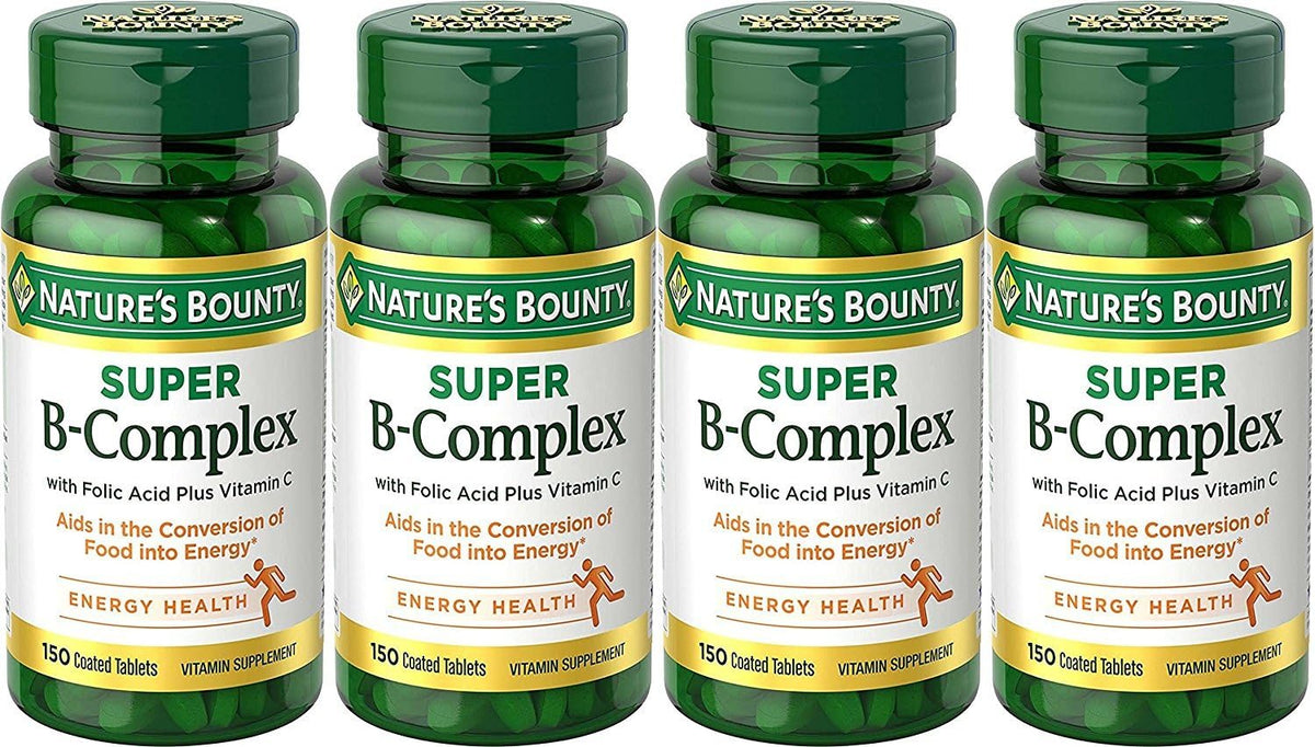 Nature's Bounty B-Complex with Folic Acid and Vitamin C, 150 Tablets - görsel 2