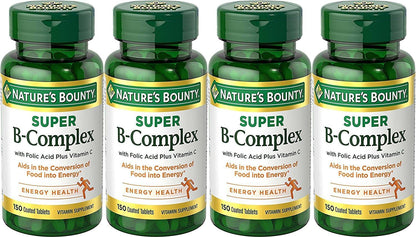 Nature's Bounty B-Complex with Folic Acid and Vitamin C, 150 Tablets
