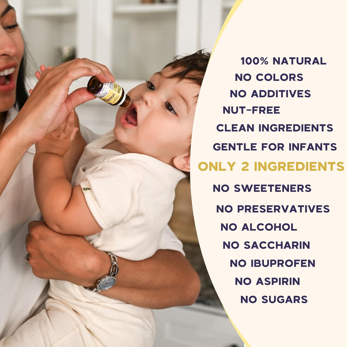 Little Nest Baby Vitamin D3 Drops – 400 IU per Dose, Natural for Infants & Toddlers, 100-Day Supply - görsel 3