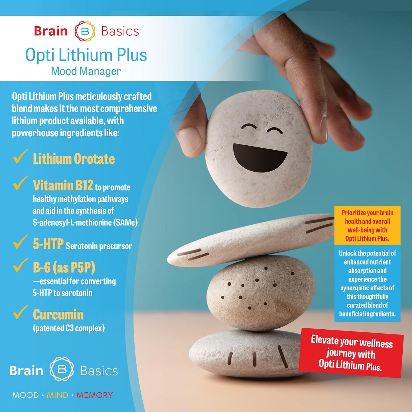 Opti Lithium Plus – Brain Health Supplement - görsel 5
